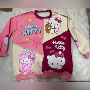 Hello Kitty Pink and Cream Sweatshirt